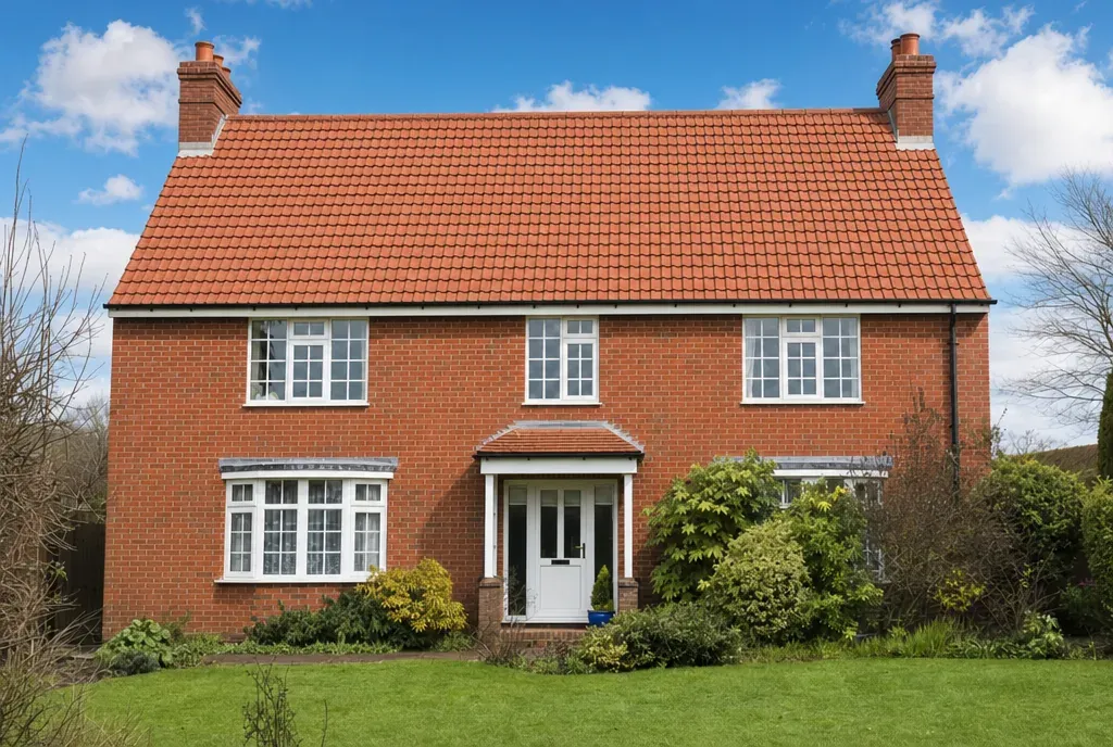 The same roof after a low-pressure clean and moss removal